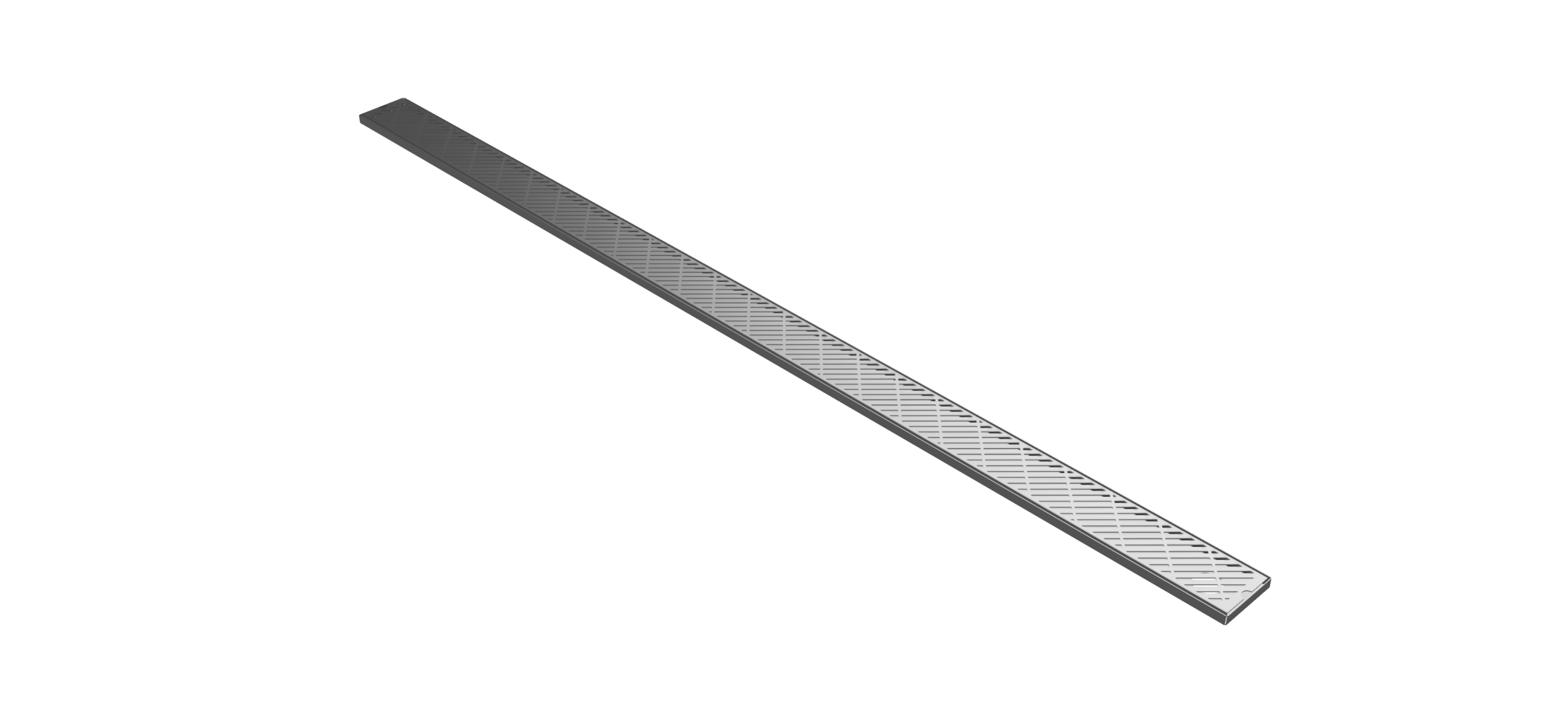 88 inch stainless steel drink rail for large commercial bars - Kobayashi