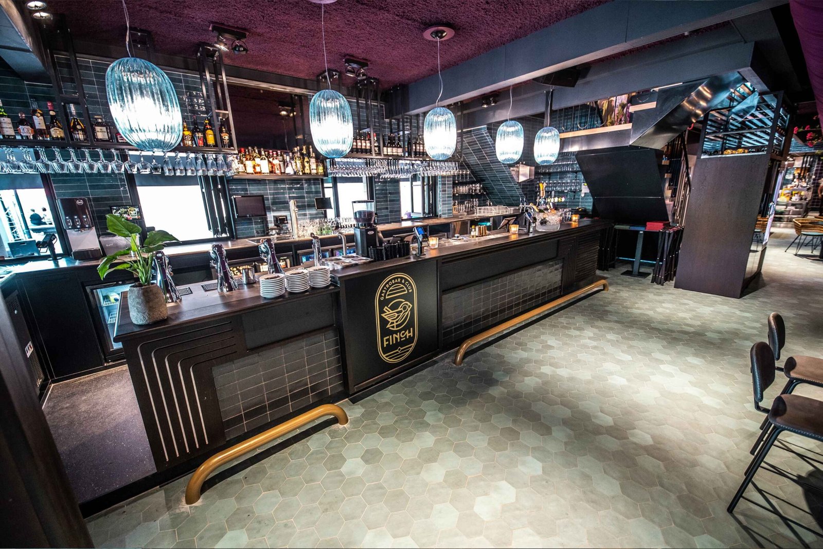 Commercial Bar Design 1 Commercial bar design showing stainless steel underbar workstation at a professional venue