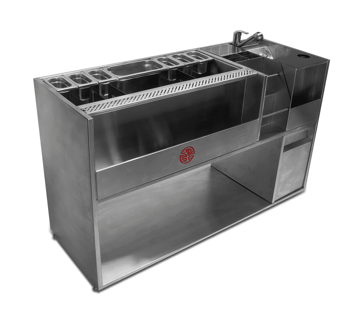 Stainless Steel Cocktail Station