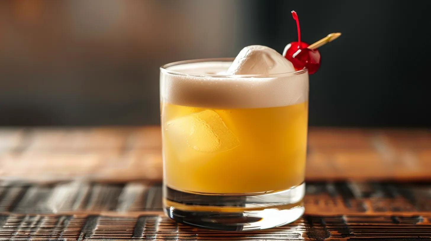 Whiskey Sour Cocktail